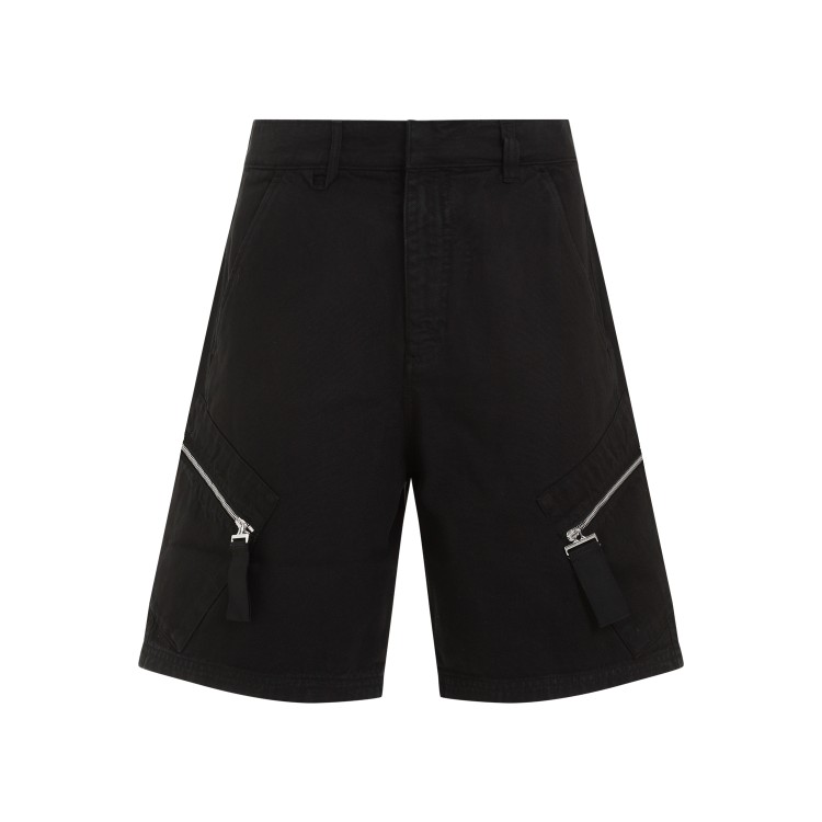 Shop Jacquemus Black Cotton Le Shorts Marrone