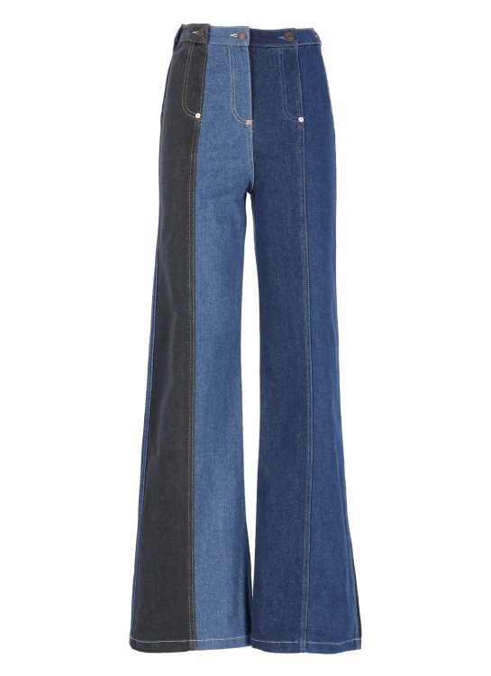 Shop Moschino Cotton Jeans In Blue