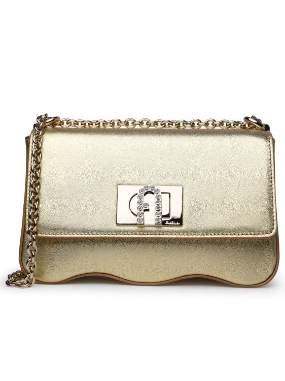 Furla 1927' Gold Calf Leather Bag