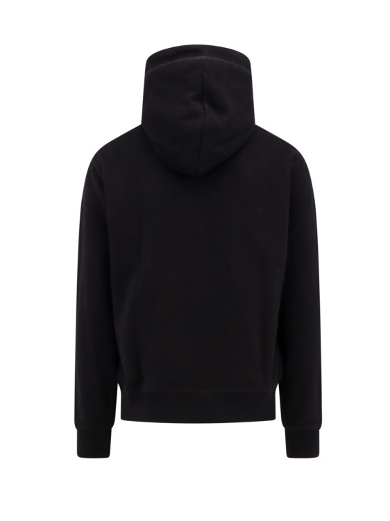 Shop Dsquared2 Cotton Sweatshirt With Frontal Print In Black