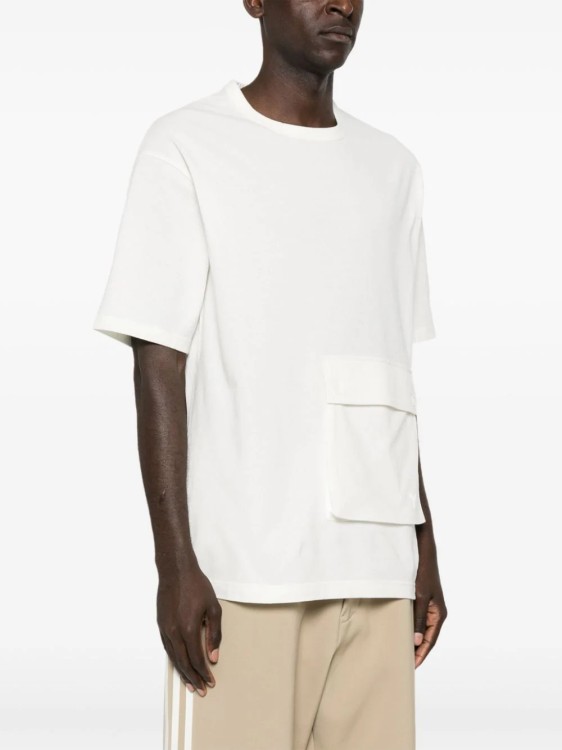 Shop Y-3 White Jersey Crepe T-shirt