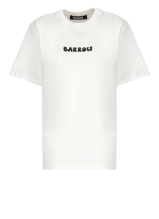 Barrow T-shirt With Logo In White