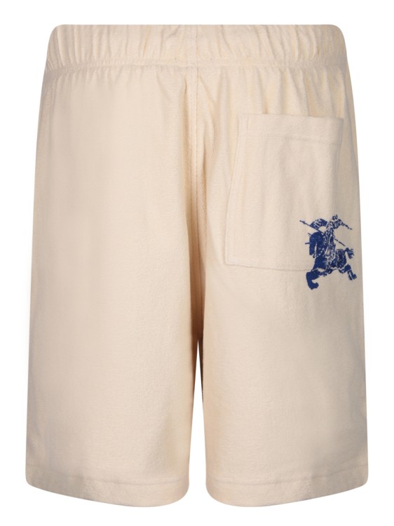 Shop Burberry Cotton Shorts In White