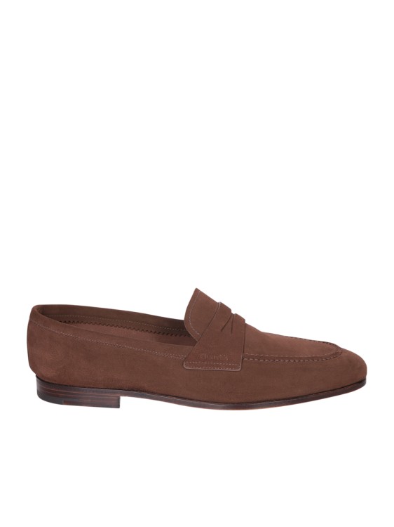 Shop Church's Beige Leather Loafers In Brown