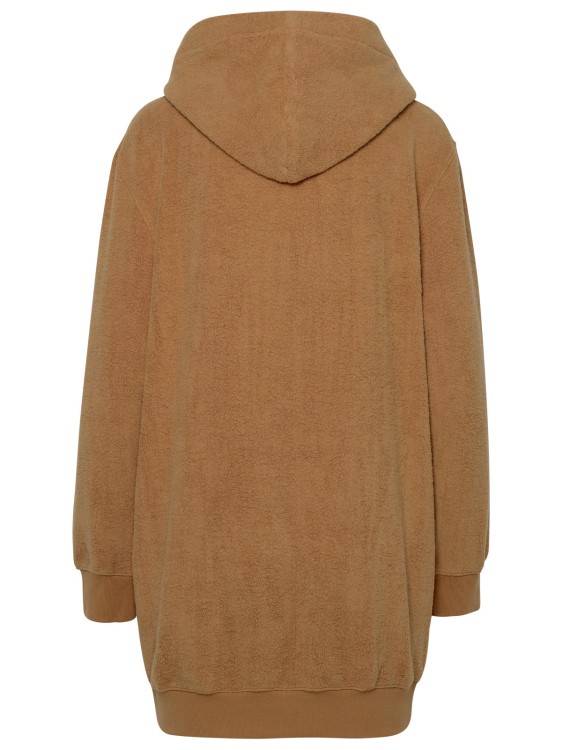 Shop Moschino Beige Cotton Sweatshirt In Brown