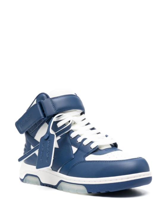 Shop Off-white Sneakers Out Of Office Mid-top Blue/white