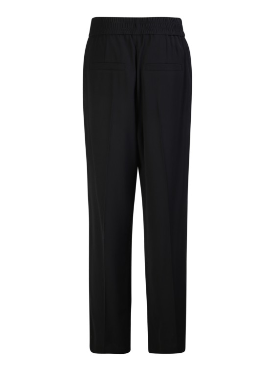 Shop Brunello Cucinelli Black Tailored Wide Trousers