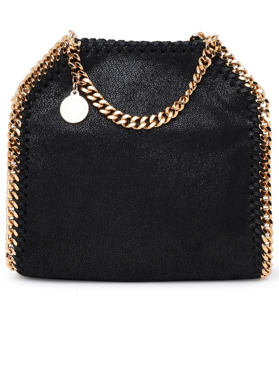 Stella Mccartney Recycled Polyester Tiny Bag In Black