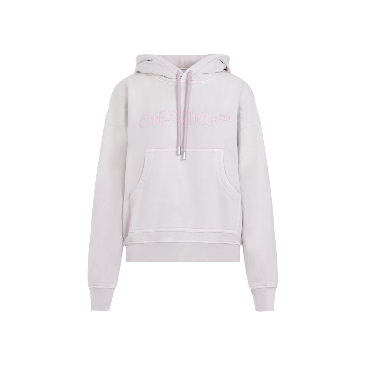Shop Off-white Laundry Pink Cotton Over Hoodie