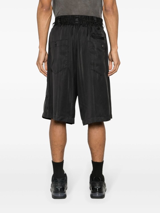Shop Y-3 Drawstring-waist Track Shorts In Black
