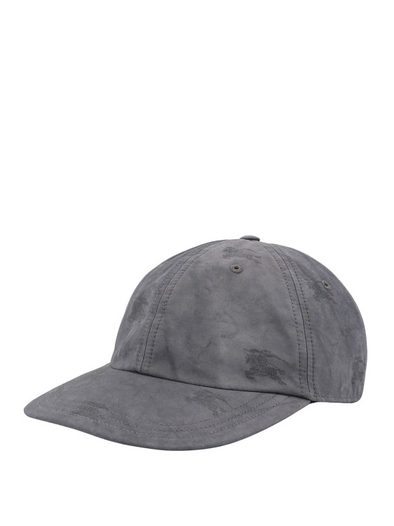 Shop Burberry Tech Cotton Hat In Grey