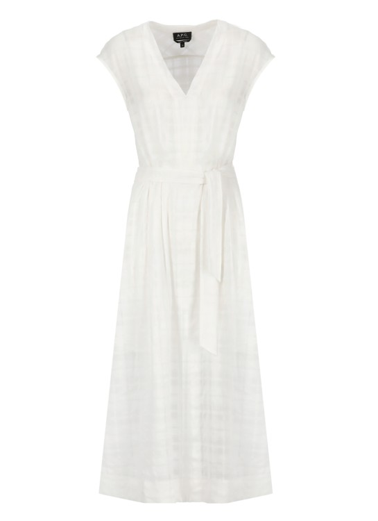 Apc Robe Willow Dress In White