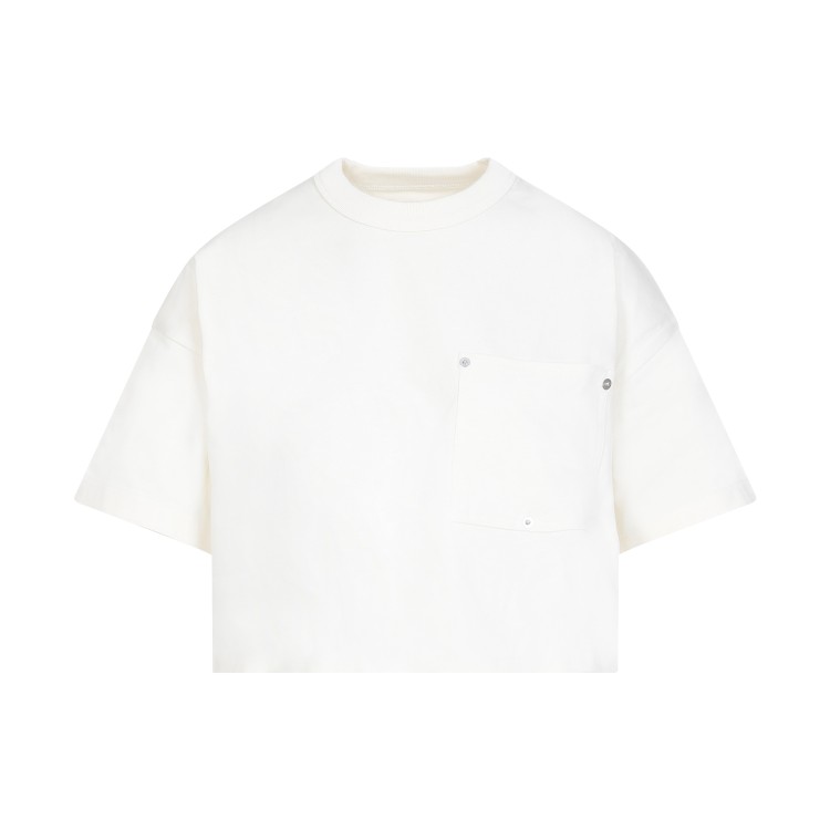 Bottega Veneta Chalk Cotton T-shirt In White