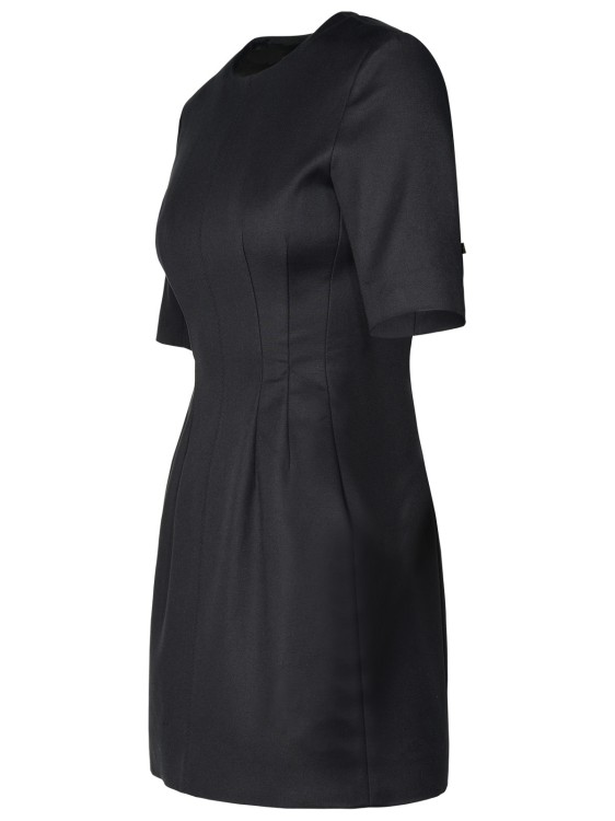 Shop Sportmax Colomba' Black Cotton Blend Dress