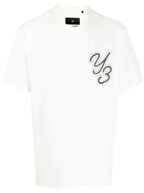 Y-3 White Gfx S/s T-shirt