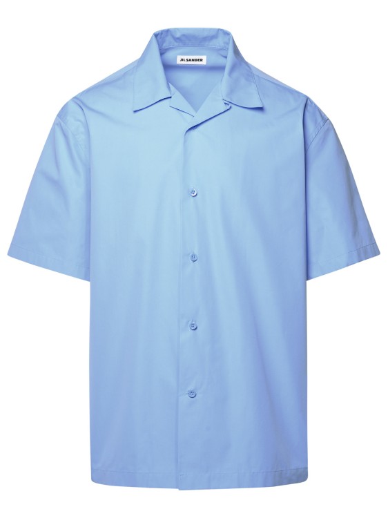 Shop Jil Sander M/c Boxy Shirt In Blue