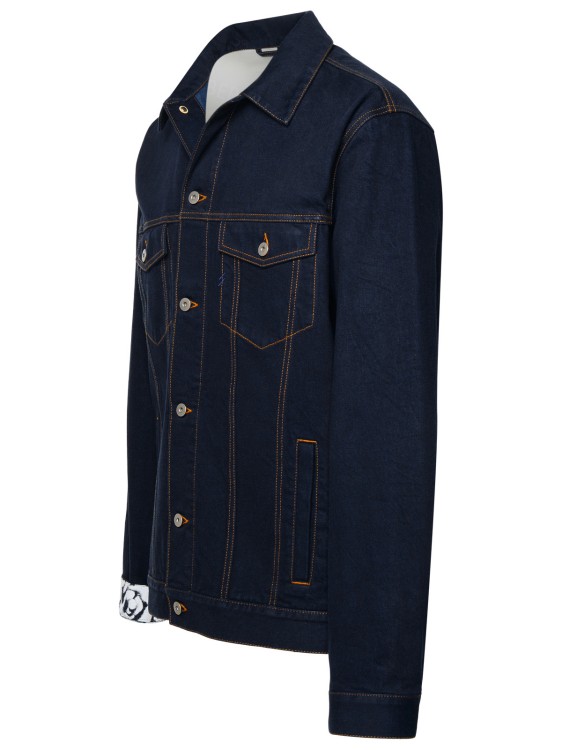 Shop Burberry Pro-d12 Jeans Jacket In Black