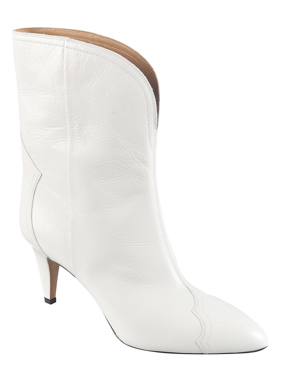 Shop Isabel Marant Dytho Boots In White