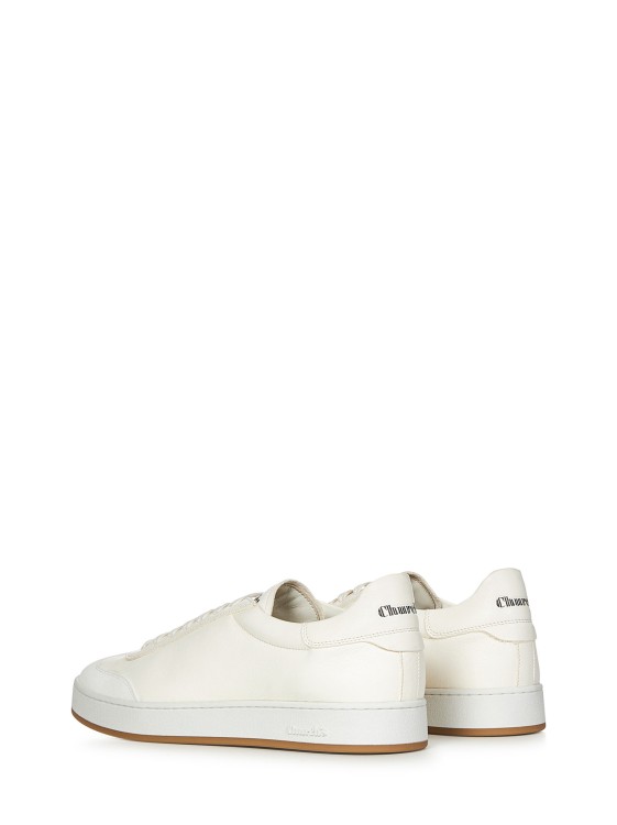 Shop Church's Low-top Ivory Deerskin Sneakers In White