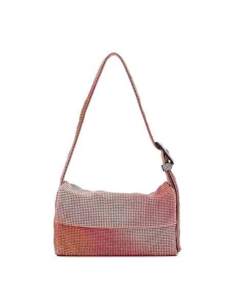 Benedetta Bruzziches Pink Adjustable Shoulder Strap Bag In Brown