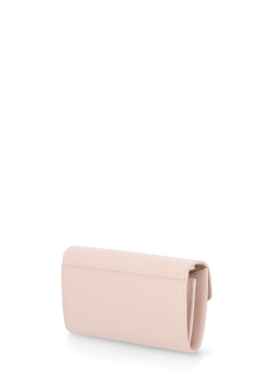 Shop Pinko Love One Simply Wallet In Neutrals