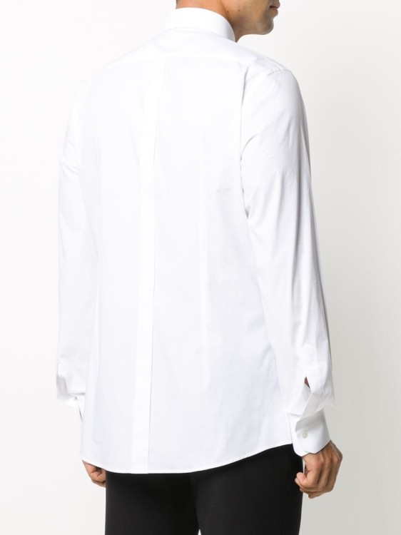 Shop Dolce & Gabbana Long Sleeve Shirt In White