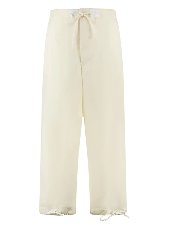 Shop Moncler Track Pants In White
