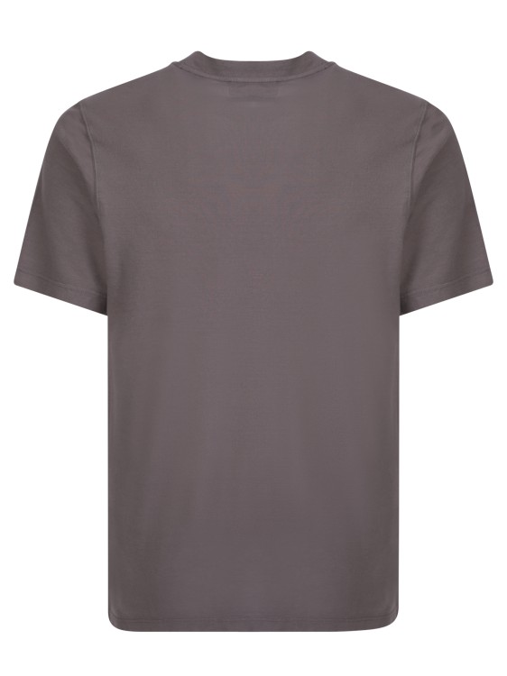 Shop Lardini Jersey Cotton T-shirt In Brown