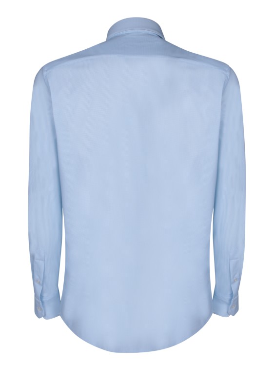 Shop Dell'oglio Long Sleeve Shirt In Blue