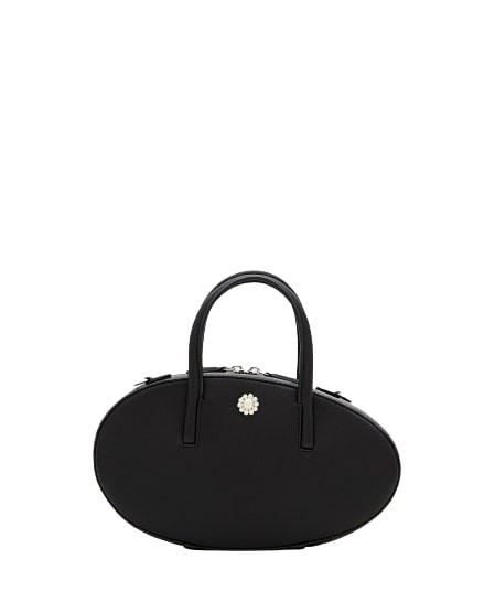 Shop Simone Rocha Egg Case Bag In Black