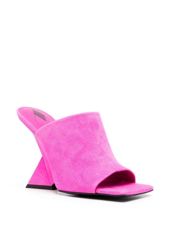 Shop Attico Pink Cheope Mules Shoes