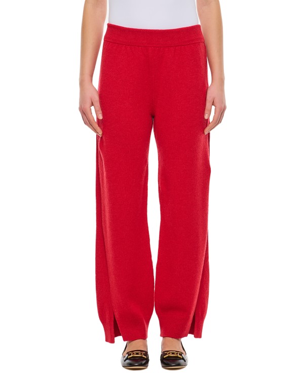 Shop Barrie Cashmere Jogging Pants In Red