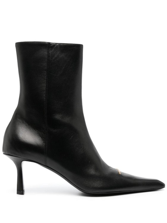 Shop Alexander Wang Viola 77mm Leather Boots In Black