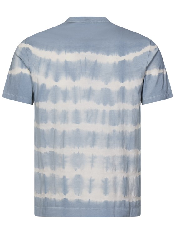 Shop Malo Powder Blue Cotton Jersey T-shirt