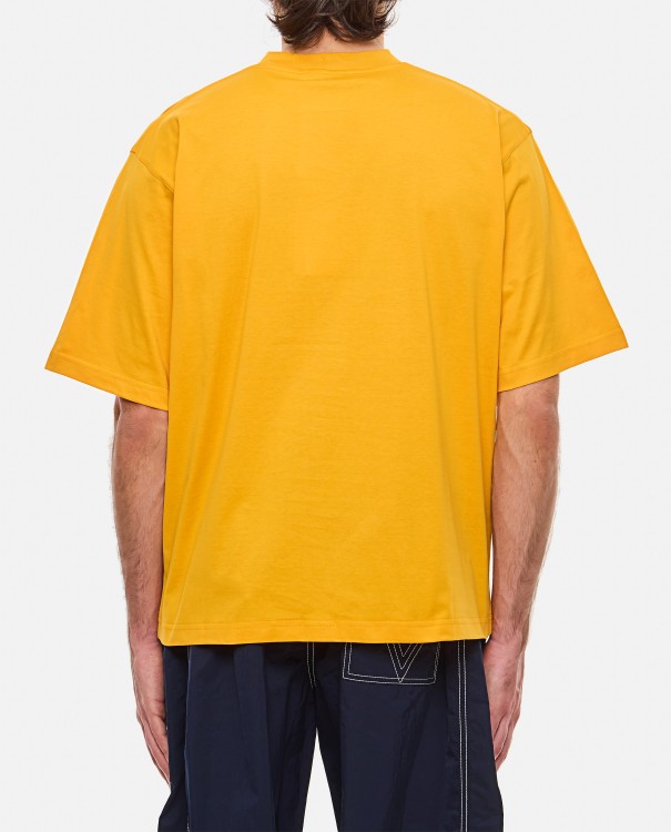 Shop Marni Printed T-shirt In Orange
