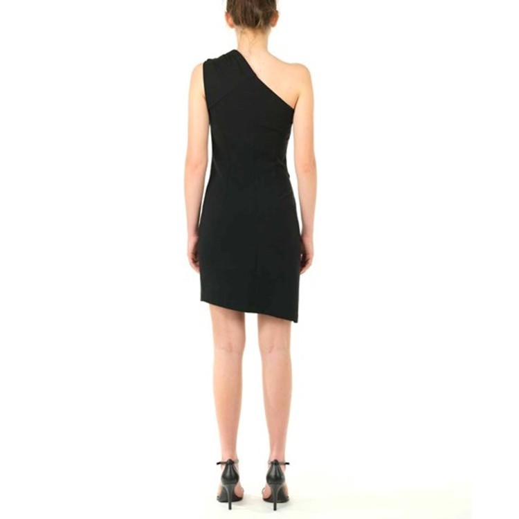 Shop Givenchy Logo Mini Dress In Black