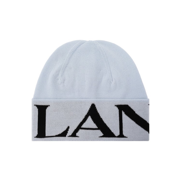 Shop Lanvin Wool Hat In White