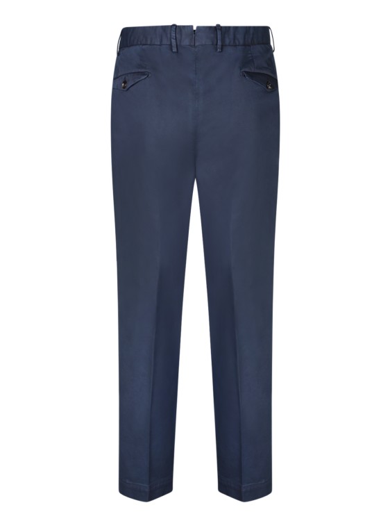 Shop Dell'oglio Scilla Glossy Satin Trousers In Blue