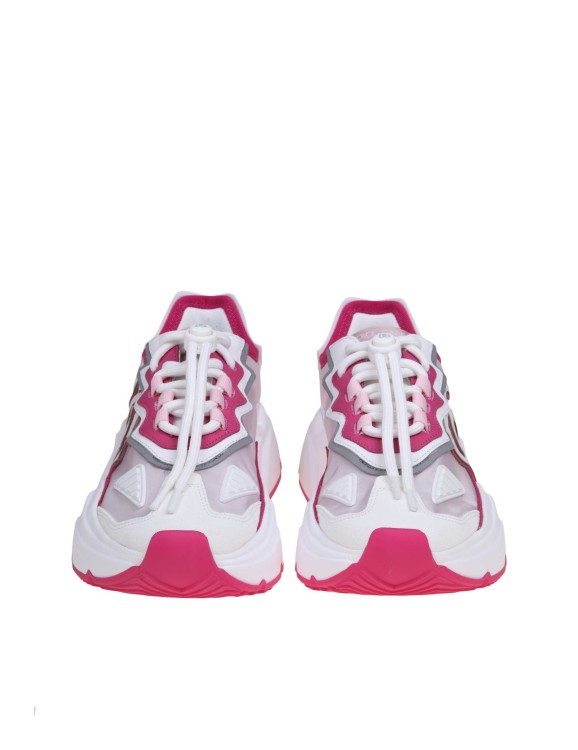 Shop Dolce & Gabbana Daymaster Sneakers In Fabric And Suede In White