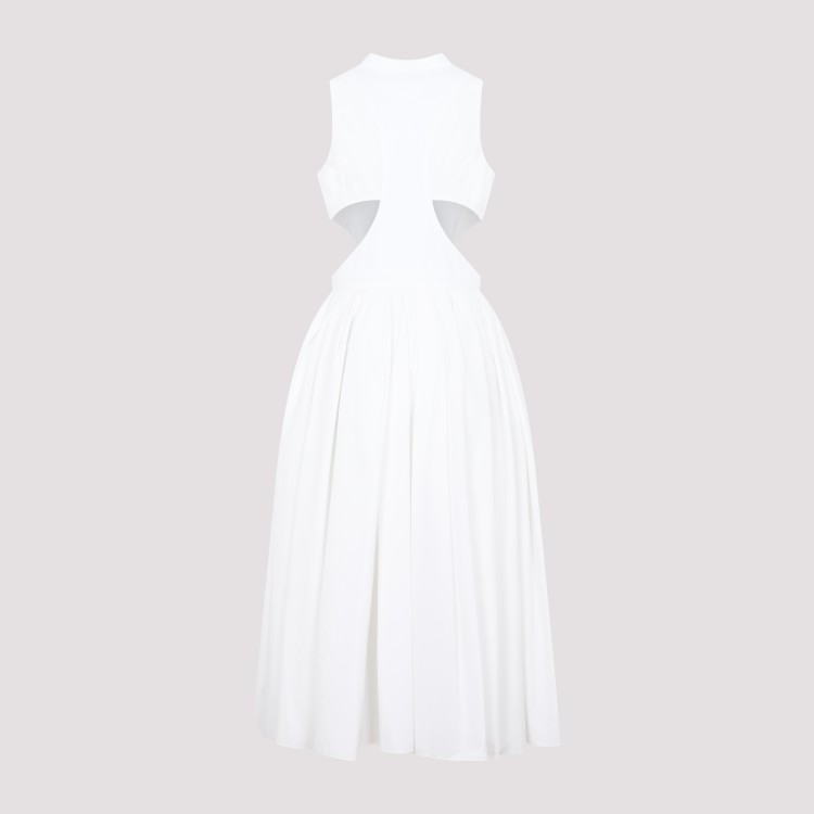 Shop Alexander Mcqueen White Cotton Day Dress