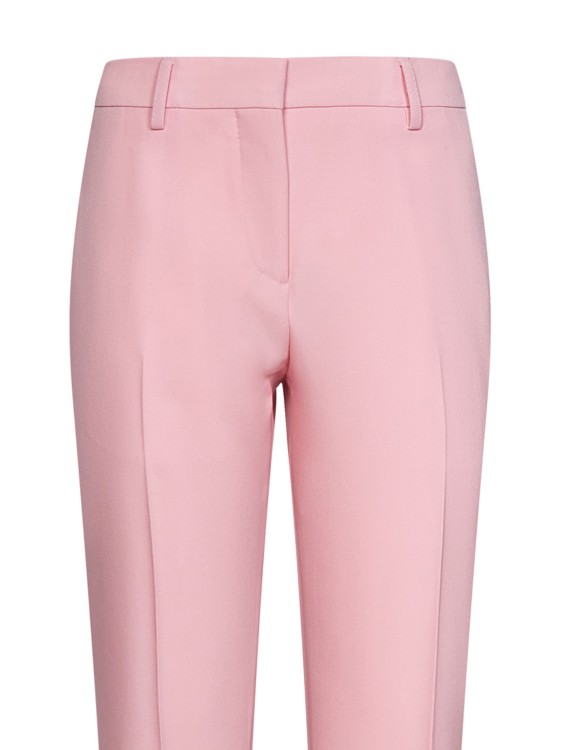 Shop Burberry Pink Tailored Trousers