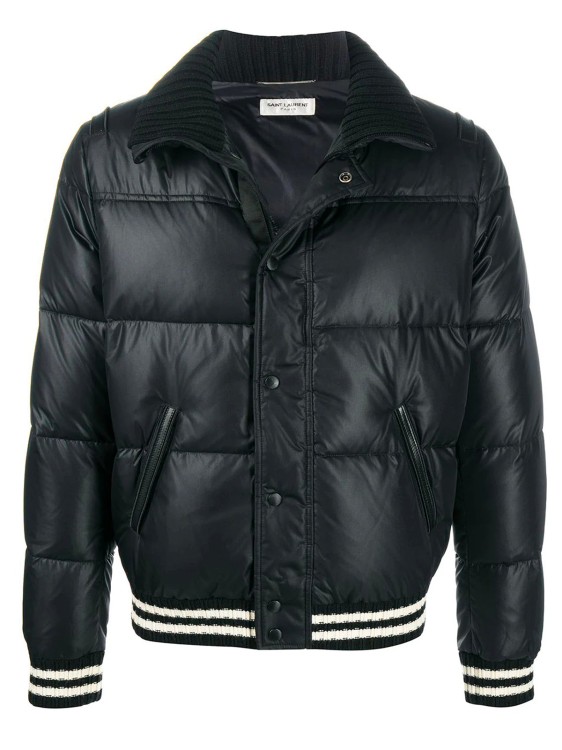 Shop Saint Laurent Black Padded Jacket