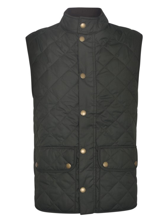 Barbour Lowerdale Quilted Cotton Vest In Green