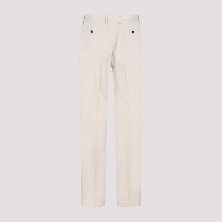 Shop Berluti Sand Beige Cotton Pants In Neutrals