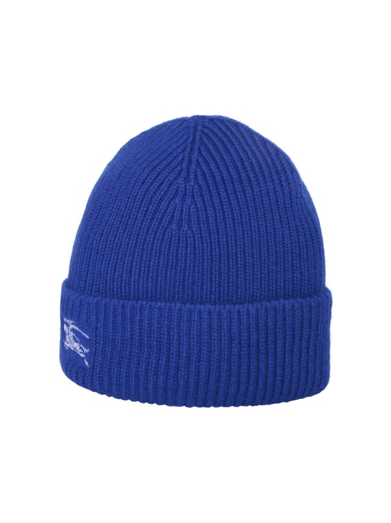 Shop Burberry Cashmere Hat In Blue