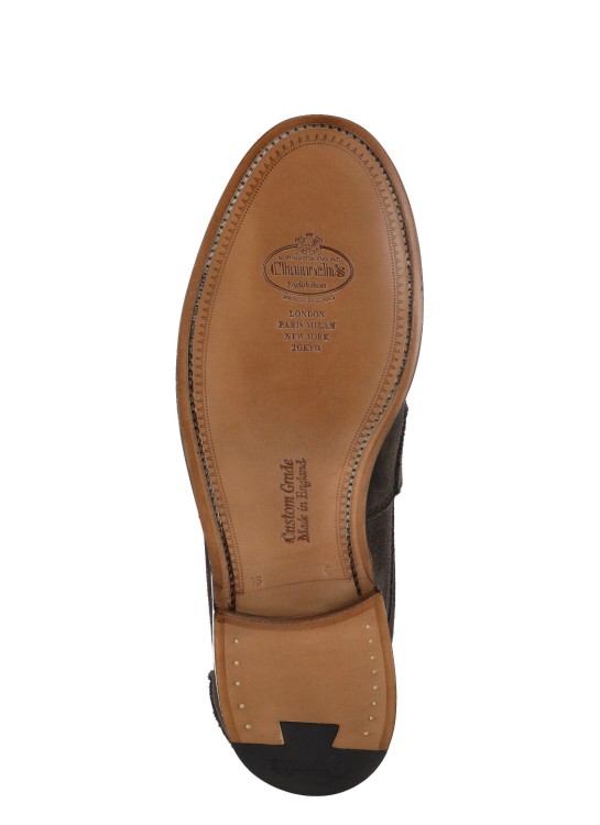 Shop Church's Brown Suede Leather Loafers