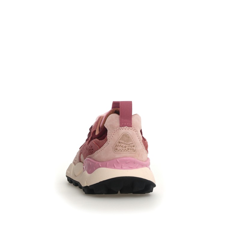 Shop Flower Mountain Yamano Antique Pink Coccio And Bordeaux Sneakers