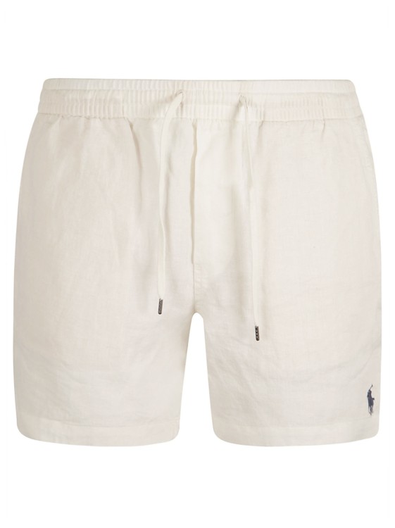 Polo Ralph Lauren Linen Shorts In Neutral
