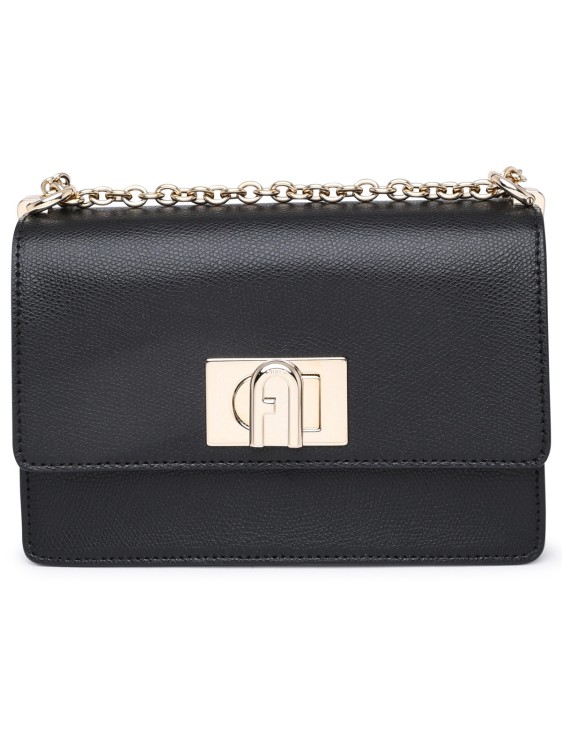 Furla 1927 Black Leather Crossbody Bag