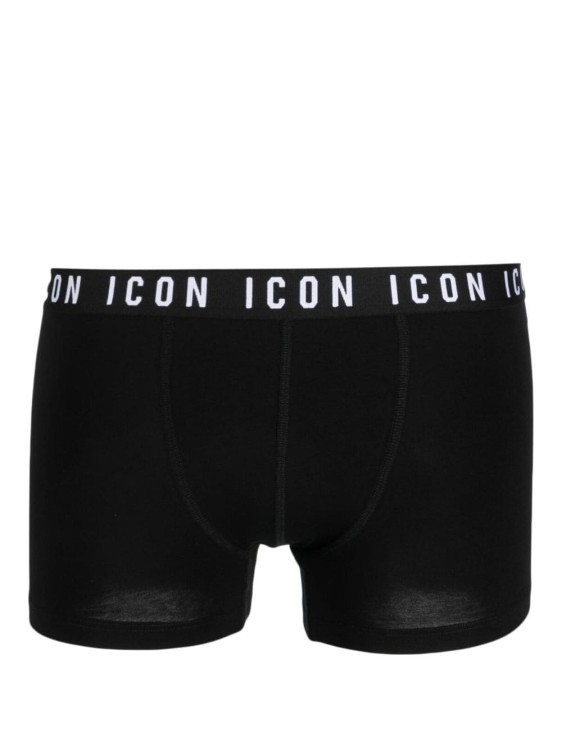 Dsquared2 Logo-waistband Boxer In Black